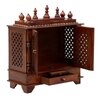 D'Dass Sheesham and Mdf Wooden Home Temple For Pooja Mandir For Home