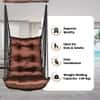 Swingzy Premium Hanging Swing Chair for Kids and Adults Brown