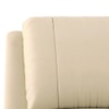 Lebowski Leatherette One Seater Manual Recliner in Ancient Ivory Cream Colour