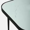 Oval Marble Top Center Table Set Of 2