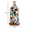 Classy Countenance Hand Painted White Glass Shade Table Lamp