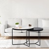 Minimalis Nesting Table Black