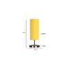 Yellow cotton table lamp with Steel Base -44
