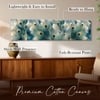 Abstract Peacock Feather Canvas Wall Art 12 x 46 Inch