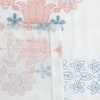 Evan White Floral 400 TC Cotton Flat Super King Size Bedsheet with 2 Pillow Covers – Threads