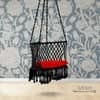 Swingzy Polyester Blend Premium Large C Shape Swing Chair Black