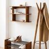 WOODENMOOD Rectangular Wall Rack
