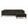 Lewis Sectional Sofa (Colour : Graphite Grey, Cushion : Soft, Seater : Right Aligned 3 Seater + Right Aligned Chaise)