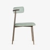 Arco Stainless Steel Outdoor Dining Chair in Gold Finish