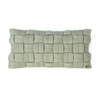 Basket Knit Pistachio Green Cotton Pillow Cover 12X20 Inches