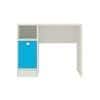 Sonoma Kids Study Desk with Shuttered Cabinet and Open Shelf in Azure Blue Colour