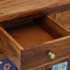 Sheesham Wood Sideboard In Rustic Teak Finish