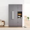 Hexa Red Wooden 4 Door Wardrobe with Hanging Space in Slate Grey Colour