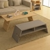 Interlock Engineered Wood Center Table in Beige Colour