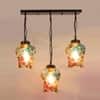 Devansh Solid Wood Electric Wall Light in Brown Colour with Maroon Shade Count of 1 Light