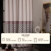 Stoa Paris Satin Curtain for Door, 70% Blackout Curtains, Sun Protection, Set of 2, Versailles - Noble Rose