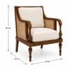 Upland Accent Sofa Chair in Teak Finish