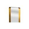 LustrousSteel Gold Wall Mirror