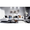 Black & white Metal Wall Art