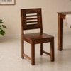 Elian Solid Wood Dining Chair in Provincial Teak Finish - Set of 2