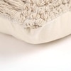 Tufted And Fringed Cotton Cushion Cover