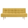 Ofra 3 Seater Sofa Cum Bed In Yellow Color