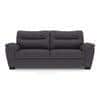 Adelaide Essential 3 Seater Fabric Sofa in Steel Colour