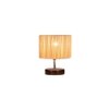 Bosco Round Bamboo Table lamp with Brown Base