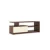 DCanape Naomi Engineering Wood TV Unit Dark Acacia Light Acacia Finish