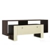 DCanape Ele Engineering Wood TV Unit Wyoming Dark Light Acacia Finish