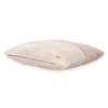 Ombre Moss Knit Pale Whisper Beige  And Ivory Cushion Cover 18X18 Inches