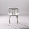 Kepler Brooks Aura Cafeteria Dining Chair in Grey Colour