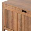 Rhodes Solid Wood Bench In Amber Walnut Finish
