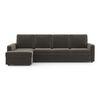 Apollo Sofa (Colour : Smoke, Cushion : Hard, Back Type : High Back, Seating Capacity : Left Aligned 3 Seater + Left Aligned Chaise)