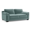 Esquel Luxe 3 Seater Fabric Sofa in Dusty Turquoise Velvet Colour