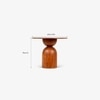 Abacus Wooden Side Table
