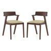 Thomson Solid Wood Dining Chair Set Of 2 In Finish