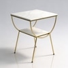 Metal Side Table in Gold Colour