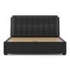 Bornholm Upholstered Storage Bed In Hydraulic (Bed Size : King, Colour : Urban Grey)