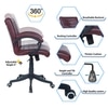 Joorrdonn Mid Back Executive Chair in Maroon Colour