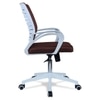 Mmarveal Mid Back Ergonomic Chair in Brown Colour