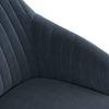 Rochelle Lounge Chair in Marengo Grey Velvet Colour