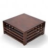 Kingsville Sheesham Wood Coffee Table In Dark Walnut Finish