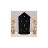 triya engineered wood prayer unit in mahagony finish