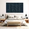 The Castle Decor Abstract Art Wall Painting Wooden Framed Digital Painting 27x48 Inch (Style 7)