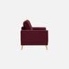Nency Velvet 2 seater Sofa Maroon