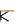 Crispio Solid Wood 6 Seater Dining Table in Limewash Finish