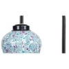 Lilly Multi color Mosaic Glass Iron Table Lamp