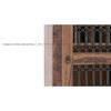 Bunai Solid Wood Free Standing Bar Cabinet In Teak Finish