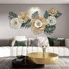 Floral Home Décor Metal Wall Art